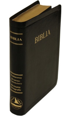 Romanian Bible Bonded Leather red letter edition