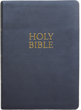 KJV Giant Print Bible | Charcoal | Simulated Leather