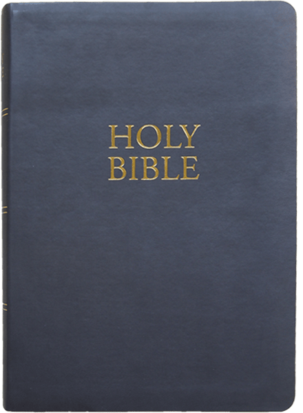 KJV Giant Print Bible | Charcoal | Simulated Leather