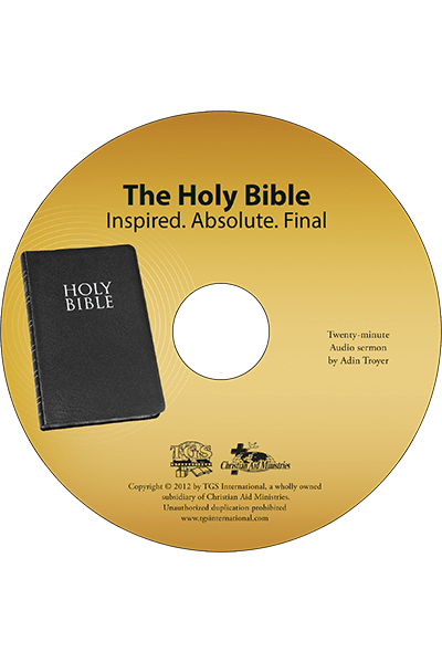 The Holy Bible sermon CD