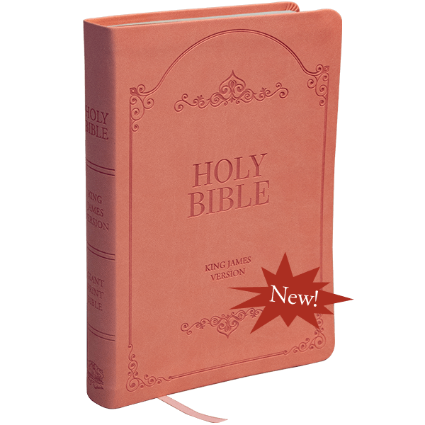 KJV Giant Print Bible | Pink | Simulated Leather